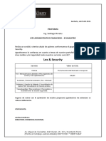 Proforma Lex Secu