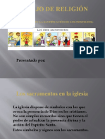 Los Sacramentos y La Santificacion de Los Cristianos - Grado Noveno