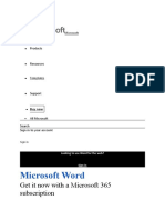 Microsoft Word: Get It Now With A Microsoft 365 Subscription