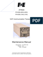 ATR500 Maintenance Manual