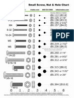 Viadon Screw Nut Hole Chart