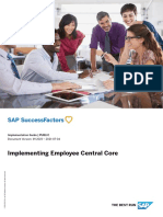 Implementing Employee Central Core: Implementation Guide - PUBLIC Document Version: 1H 2021 - 2021-07-04