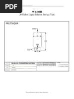 Storage Buffer Tank-WX202H-20 Gallon-SUBMITTAL Rev1.1