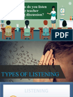 How To Do You Listen To Your Teacher During Discussion?