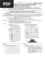 Janrie M. Raguine, Mat Probability Distribution of Discrete Random Variable (Q3 - Wk. 1, LAS 3)