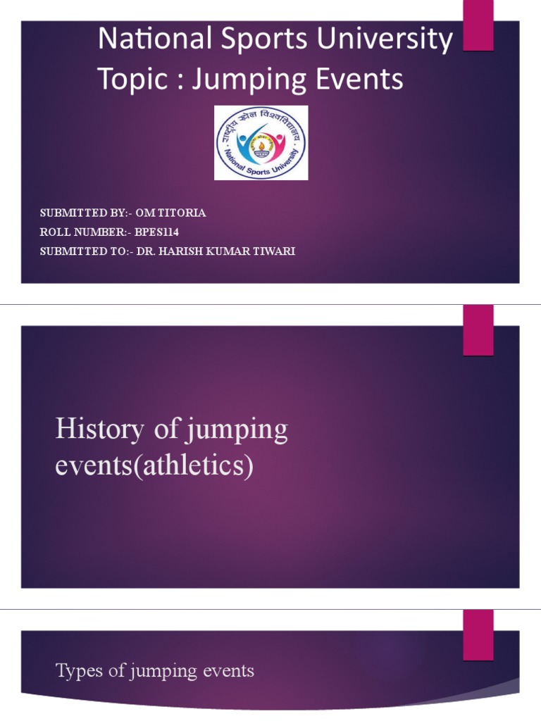 History of Jumping Events in Athletics | PDF | Athletic Sports | Sport ...