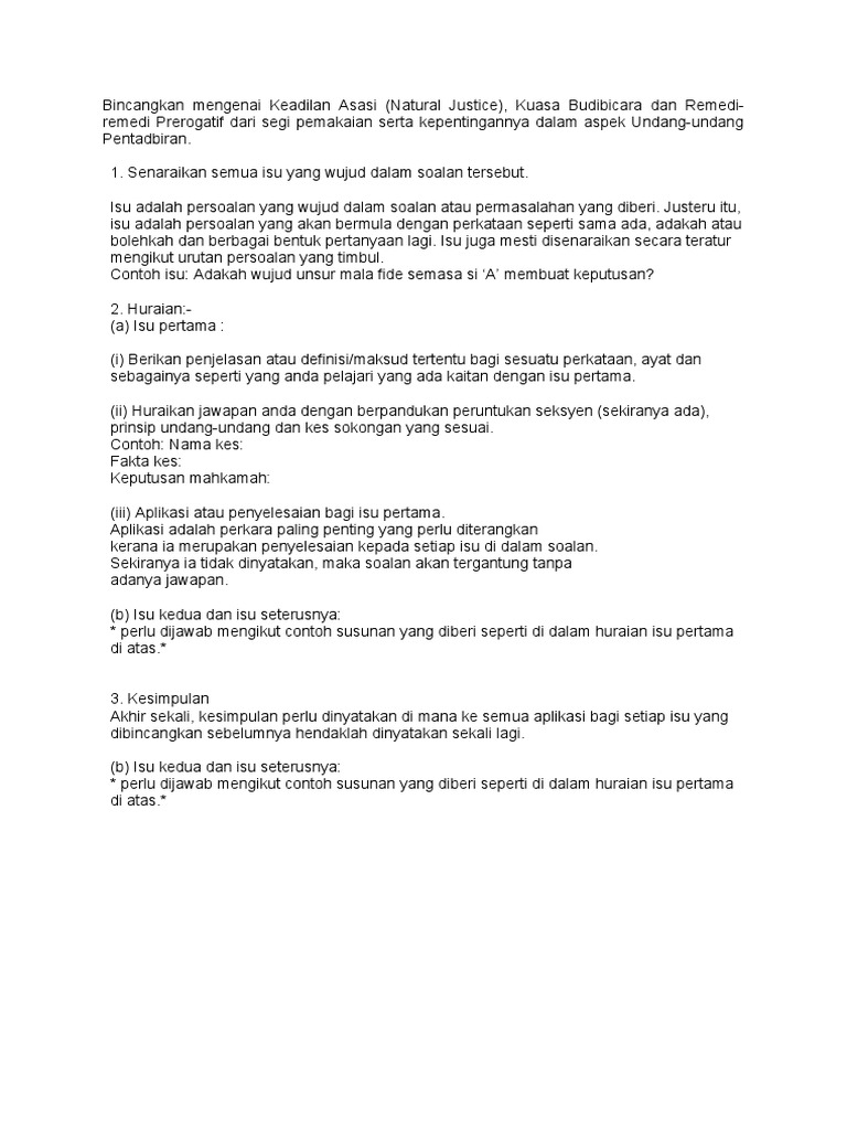 Bincangkan Mengenai Keadilan Asasi Pdf
