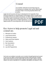 Legal Aid and Counsel (Access To Justice)