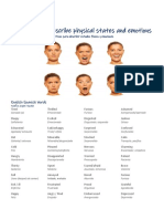 7 - Adjectives To Describe Physical States and Emotions