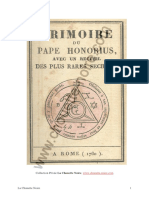 Grimoire Du Pape Honorio