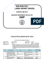 KISI PAT BIN KLS 8 K-13 2019 - Fix