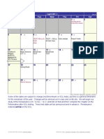 April 2011 Calendar