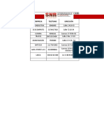 Lista de Gestores Ambientales + Cronograma Rutas de Recolección