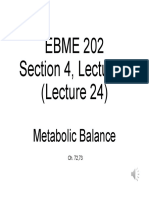 Metabolic Energetics L24