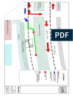 Plano de señalización vial para obra de mejoramiento de zona biomédica