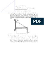 1 Avaliação de Resistência Dos Materiais