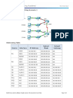 8.1.4.7 Packet Tracer Subnetting Scenario 1