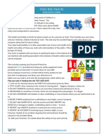 Tool Box Talk 1 Being Safety Aware