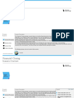 Financial Closing: Scenario Overview