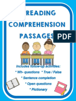 Includes Follow-Up Activities: Wh-Questions True / False Sentence Completion Open Questions Pictionary