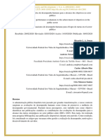 Contribuições Das Avaliações de Desempenho Humano Para o Alcance Dos Objetivos No Setor Público