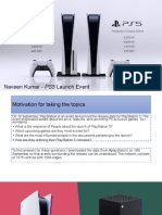Naveen Kumar - PS5 Launch Event Analysis