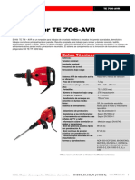 Ficha Técnica TE 706 AVR