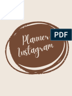 Planejador de conteúdo para Instagram