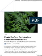 Mexico Court Allows Recreational Marijuana - Tribune Travel