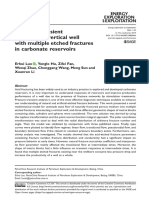 Pressure Transient Analysis of A Vertical Well With Multiple Etched Fractures in Carbonate Reservoirs