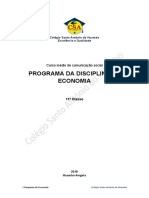 Programa Da Diciplina Economia