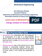 Mechanical Engineering Lecture Notes on Moving Boundary Work