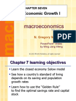 Economic Growth I: Macroeconomics