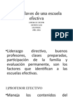 Las 5 Claves de Una Escuela Efectiva