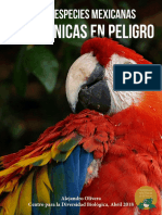 Las 10 especies Mexicanas más icónicas en Peligro de Extinción autor Alejandro Olivera