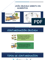 Contaminación Cruzada Directa en Alimentos