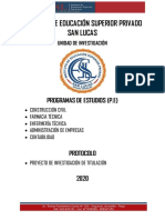 Guía de Redacción y Presentación de Proyecto de Investigación