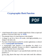 Cryptographic Hash Function