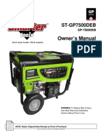 7500 Deb Generator Manual