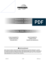 Manual de Operacion XA-XR400S