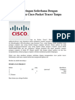 Membuat Jaringan Sederhana Dengan Menggunakan Cisco Packet Tracer Tanpa Clipdf