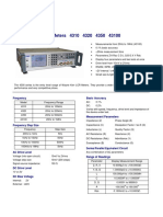 LCR Meters 4310 4320 4350 43100: Frequency Basic Accuracy