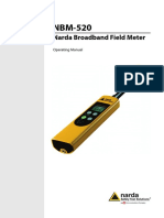Narda Broadband Field Meter: Operating Manual