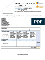 Rubrica de Calificación Padres