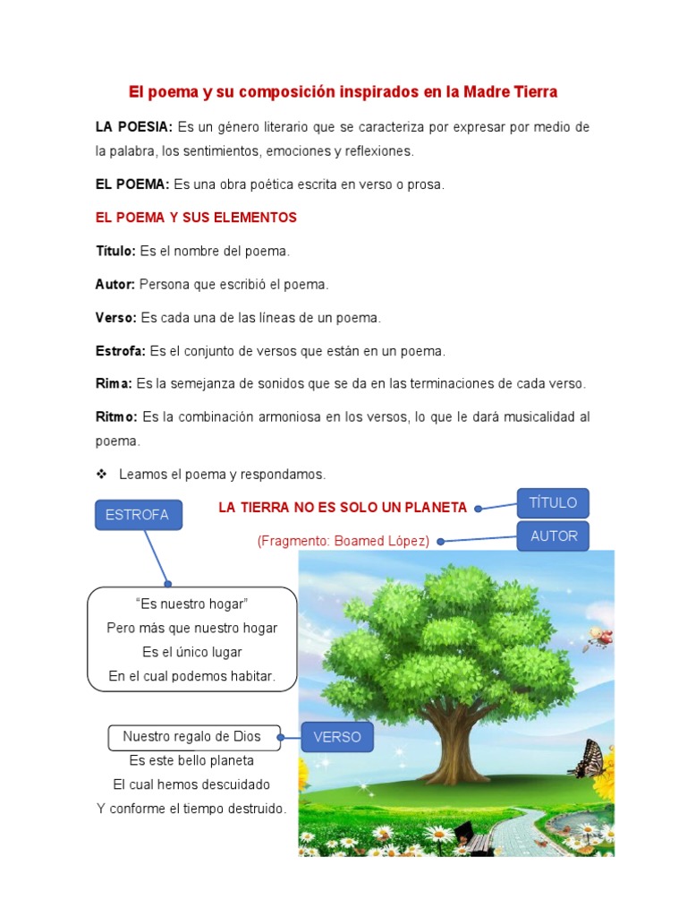 The Most Emotional *Poema La Madre Tierra Para Niños* You'Ll Read Today! - 469l9e0