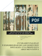 Cano, Luisa. - Fundamentalidad y Exigibilidad de Los Derechos Sociales. Una Propuesta Argumentativa.