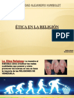 Ética en La Religión: Universidad Alejandro Humboldt