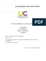 Capitulo 9. Autoridad de Línea, Personal de Staff, Delegación de Poder de Decisión y Descentralización