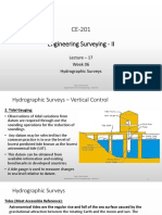 CE-201 Engineering Surveying - II: Lecture - 17 Week 06 Hydrographic Surveys