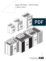 Softstarters Type PSTX30... PSTX1250 User Manual Short Form